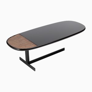Naturae Black Medium Table by Angelettiruzza Design for Bottega Intreccio