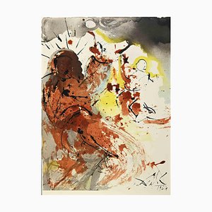 Salvador Dali, Sanctus Hieronymus, Lithograph, 1964