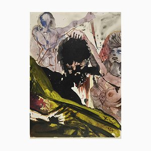 Salvador Dali, Iudit Abscidit Caput Holoferni, Lithograph, 1964