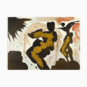 Salvador Dali, Animam et Corpus Trado pro Patriis Legibus, Lithograph, 1964