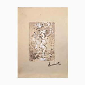 Louis Anquetin, Lovers, Mixed Media, Early 20th Century