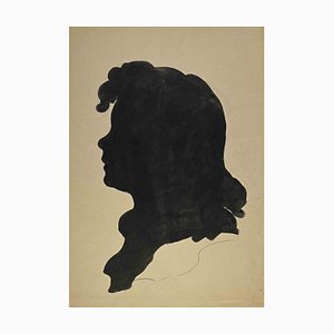 Gaston Charles Vuillier, Portrait of a Child, Gouache, Late 19th Century