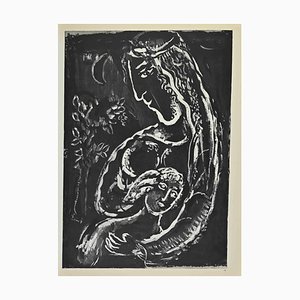 Marc Chagall, Hagar in the Desert, Lithograph, 1960
