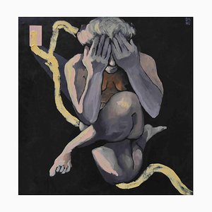 Valeriya Shebelnichenko, Kasîta, 2023, Öl auf Leinwand