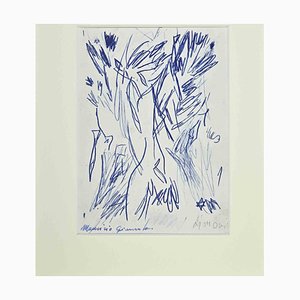 Giancarlo Limoni, Composition, Ink Drawing, 1970s