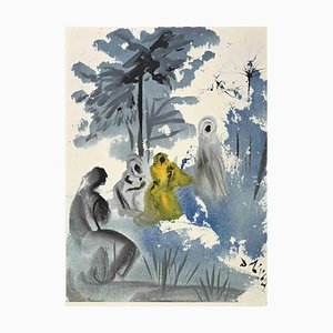 Salvador Dali, Familia Ruth Moabitidis, Lithograph, 1964