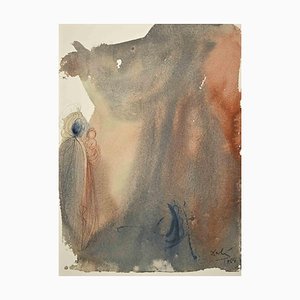 Salvador Dali, The Sign of Immanuel, Lithograph, 1964