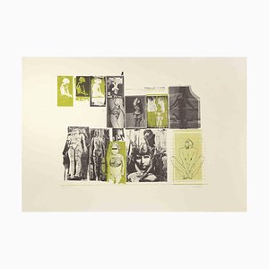 Sergio Barletta, Eros and Thanatos, Lithograph, 1970s