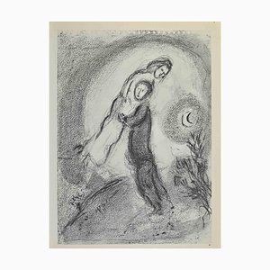 Marc Chagall, Sichem Removed Dina, Lithograph, 1960