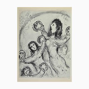 Marc Chagall, Miriam and the Prophetess, Lithograph, 1960