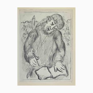Marc Chagall, Ezra Teaches the People, Lithograph, 1960s