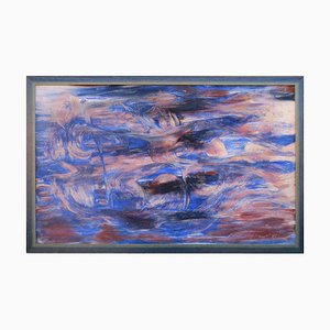 Massimo Greco, Sea, Mixed Media Painting, 2000