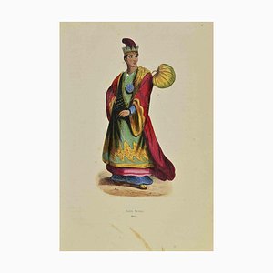 Auguste Wahlen, Burmese Nobleman, Lithograph, 1844