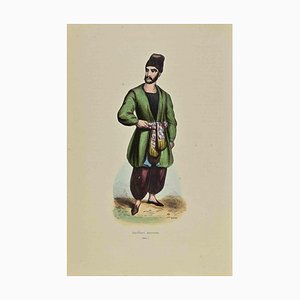 Auguste Wahlen, Armenian Merchant, Lithograph, 1844