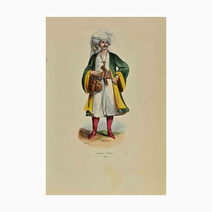 Auguste Wahlen, Bukhara, Uzbeks, Lithograph, 1844