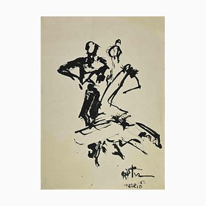 Cristian Uboldi, Untitled, Mixed Media Drawing, 1952