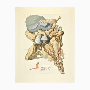 Salvador Dali, The Avaricious, Woodcut Print, 1963