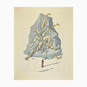 Salvador Dali, The Simonists, Woodcut Print, 1963
