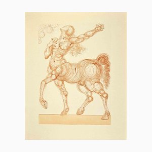 Salvador Dali, The Centaur, Woodcut Print, 1963