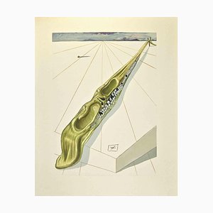 Salvador Dali, The Blasphermers, Woodcut Print, 1963