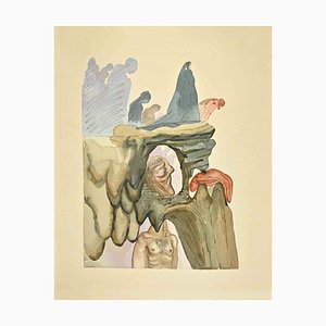 Salvador Dali, The Liars, Woodcut, 1963