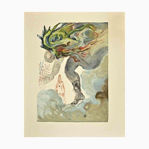 Salvador Dali, The Giants, Woodcut Print, 1964
