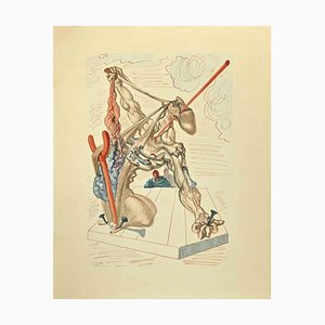 Salvador Dali, The Falsifiers, Woodcut, 1963