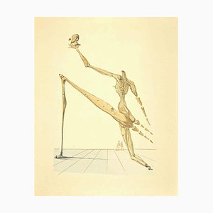 Salvador Dali, Bertrand de Born, Woodcut Print, 1963