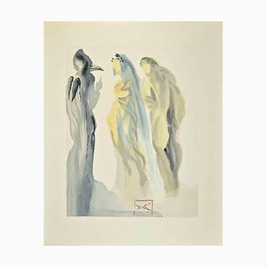 Salvador Dali, The Heaven of Venus, Woodcut Print, 1964