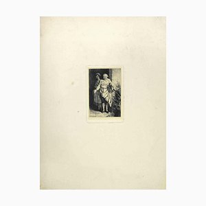 Gustave Donjean, The Costumed Characters, Etching, 1860s