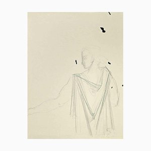 Louis Berthomme Saint-Andre, Untitled, Pencil Drawing, Mid 20th Century