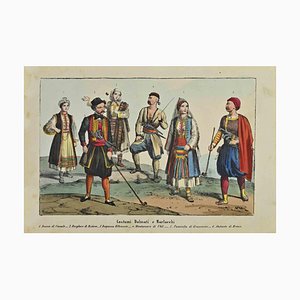 Auguste Wahlen, Dalmatian and Morlacchi Customs, Lithograph, 1844