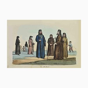 Auguste Wahlen, Popes of Russia, Lithograph, 1844