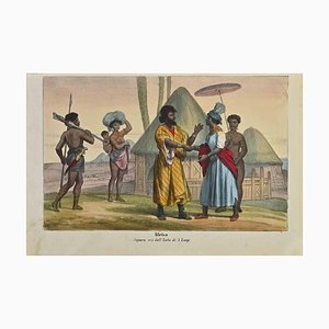 Auguste Wahlen, Ancient African Customs, Lithograph, 1844