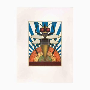 Fifo Stricker, Insekt II, Aquatinta und Radierung, 1982