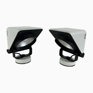 Vintage Adjustable Wall Lamps, Italy, 1970s, Set of 2