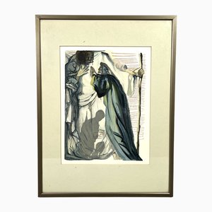 Después de Dali, Composición, Grabado, Enmarcado