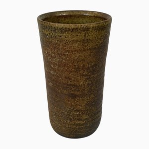 Gedrehte Steingut Vase von Mobach