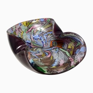 Murano Glass Ashtray attributed to Giulio Radi for Avem, 1950s
