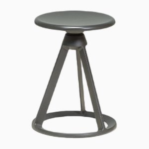 Sgabello girevole Piton nero attribuito a Edward Barber & Jay Osgerby per Knoll Inc. / Knoll International