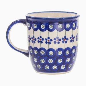 Keramikbecher von Porcelana Bolesławiec, 4 . Set