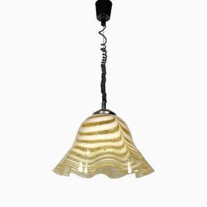 Murano Glass Pendant from Fazzoletto, Italy, 1970s