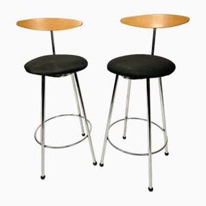Set of Vintage Effezeta Italian Chairs, 1980s