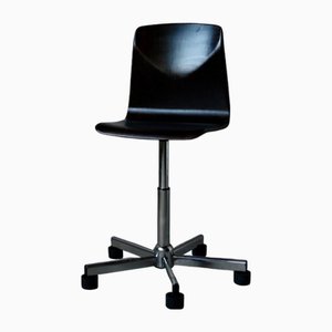 Hoher Pagwood Werkstatt- oder Schreibtischdrehstuhl