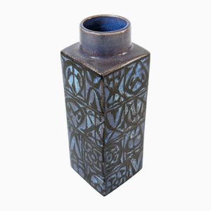 Faience Vase Baca Line by Nils Thorsson for Royal Copenhagen, Denmark, 1970s