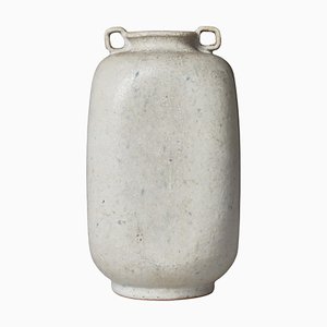 Art Deco Stoneware Vase Model No 121 by Arne Bang, 1930s