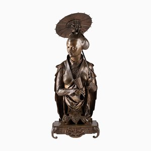Sculpture in Patinated Bronze by Auguste Lalouette