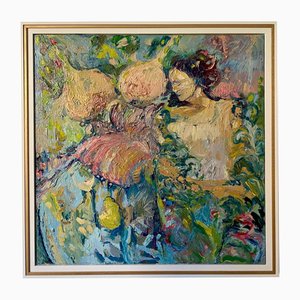 Francesca Owen, Solo las mariposas deambulan libres, Pintura al óleo, 2024