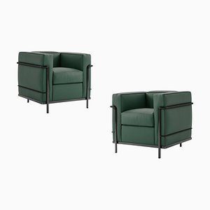 Set of Small Comfort Armchair by Le Corbusier
