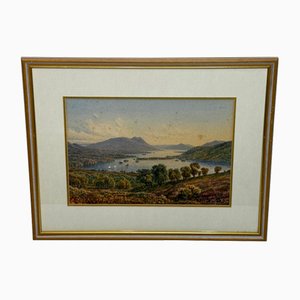 Disciple de Harry Sutton Palmer, Windermere Scafell Pike, Lake District, 1903, Aquarelle